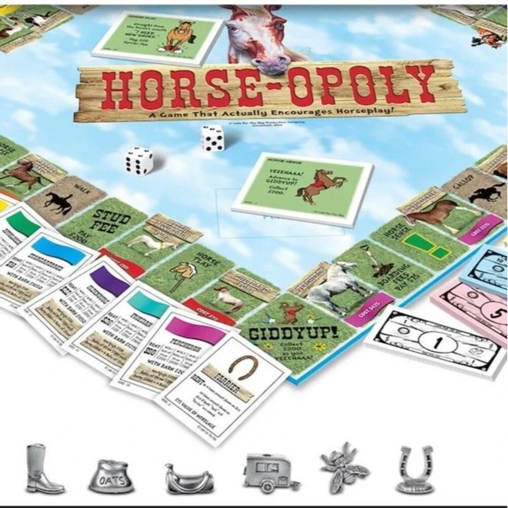 Horse-Opoly Board Game by Late For The Sky NEW SEALED Horseopoly USA